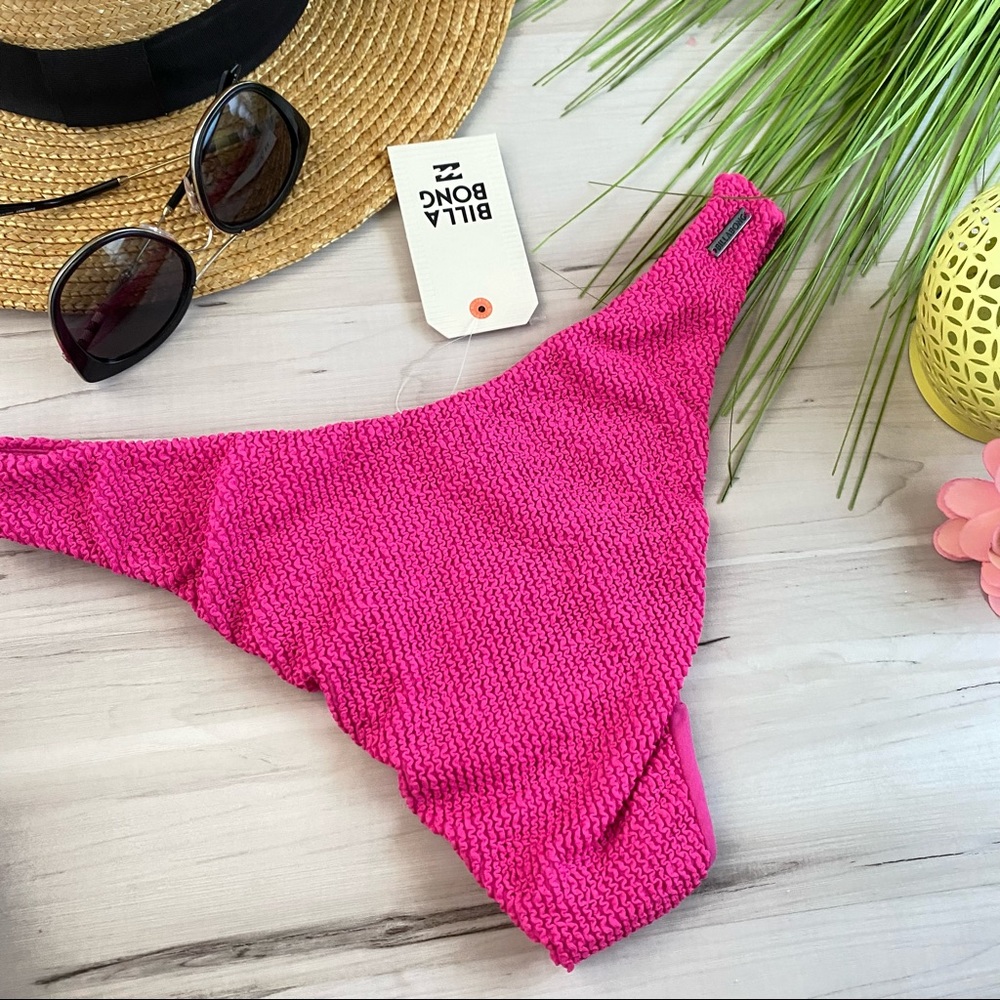Billabong Pink Hike Bikini Bottom 👙 - Picture 5 of 7
